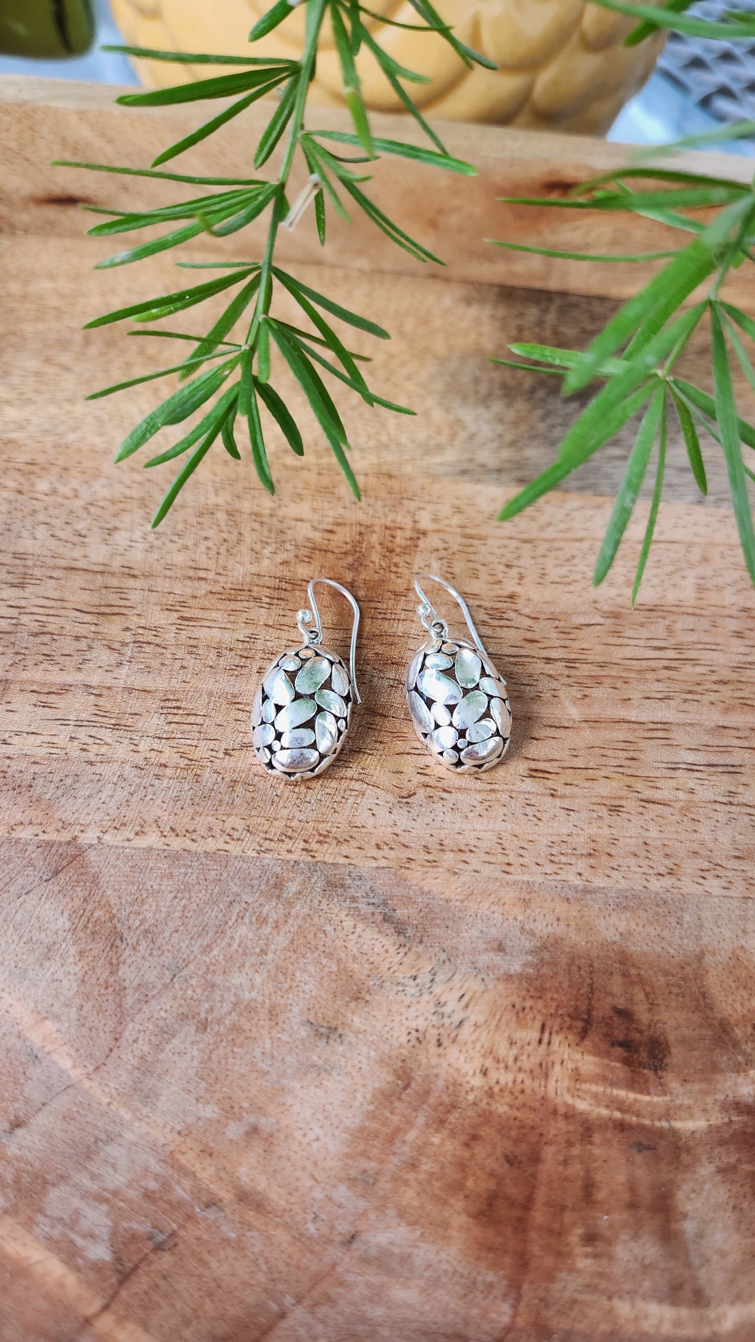 92.5 gm Pure Silver Earings