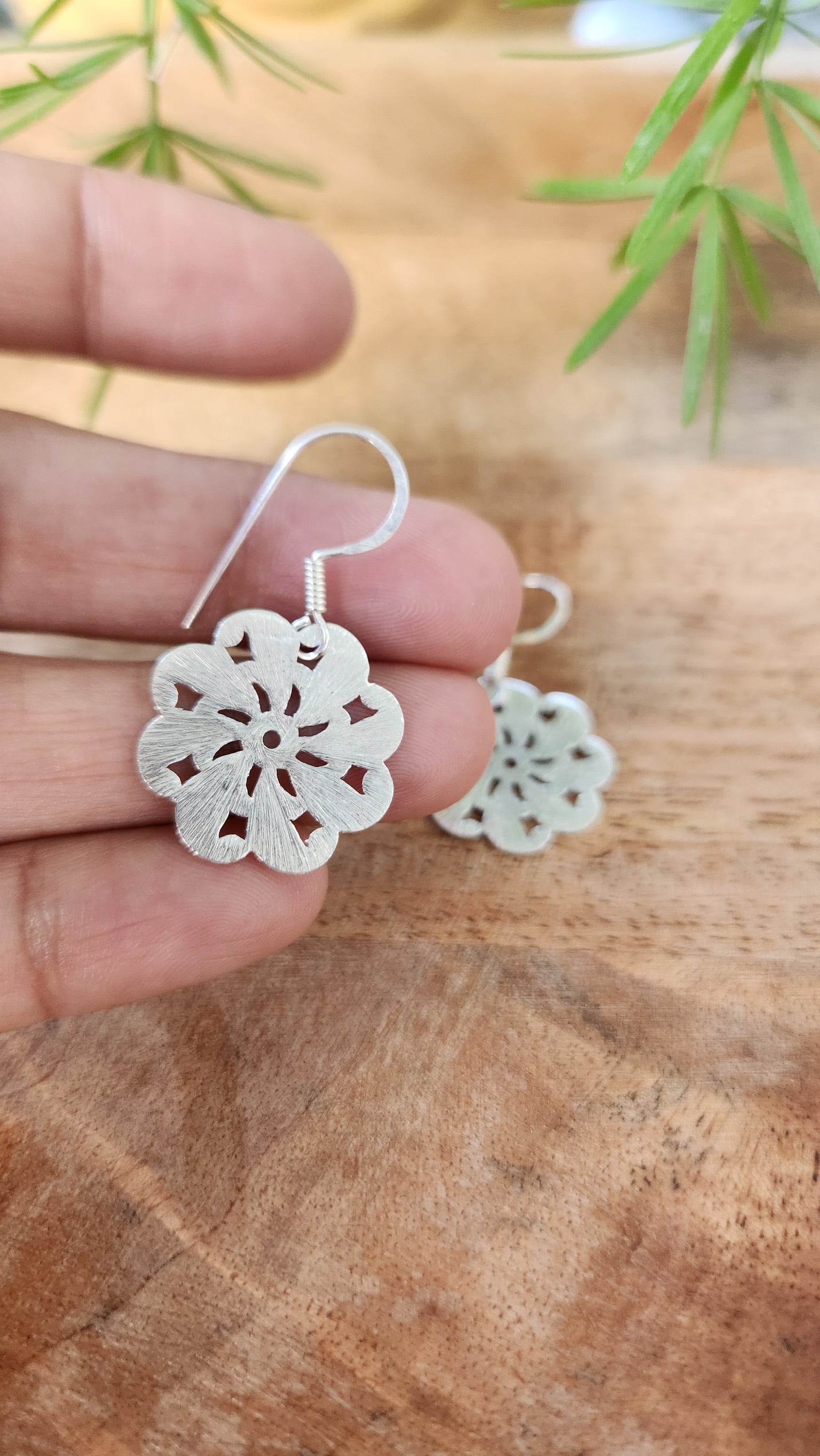 92.5 gm Pure Silver Earings