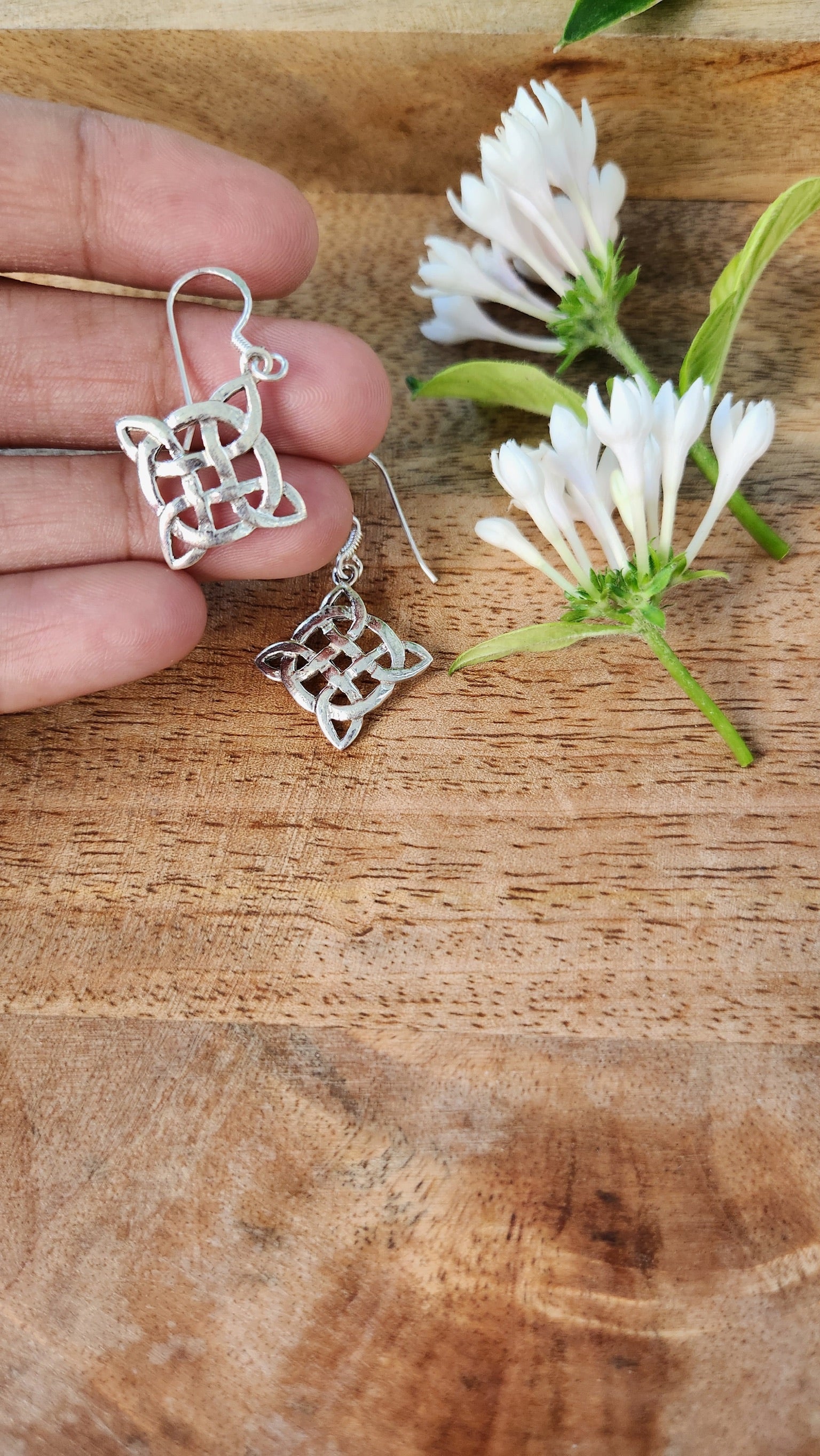 92.5 gm Pure Silver Earings